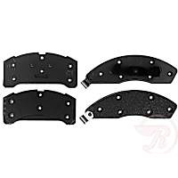 MGD152M Premium R-Line Series Semi-Metallic Brake Pads With Layered Shims