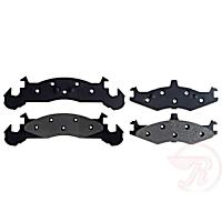 MGD221M Premium R-Line Series Semi-Metallic Brake Pads With Layered Shims