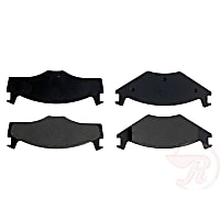 MGD280DM Premium R-Line Series Semi-Metallic Brake Pads With Layered Shims