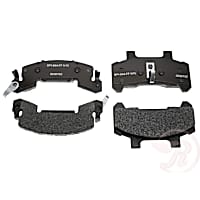 MGD289M Premium R-Line Series Semi-Metallic Brake Pads With Layered Shims