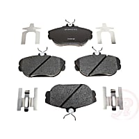MGD601MH Premium R-Line Series Semi-Metallic Brake Pads With Layered Shims and Hardware