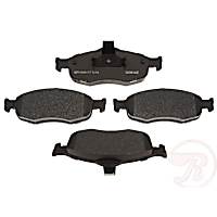 MGD648M Premium R-Line Series Semi-Metallic Brake Pads With Layered Shims