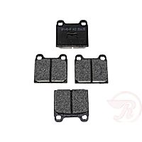 MGD96M Premium R-Line Series Semi-Metallic Brake Pads With Layered Shims