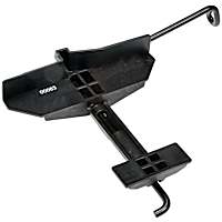 00083 Help Series Battery Hold Down - Black and Clear, Plastic and metal, Direct Fit, Sold Individually