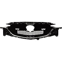 Grille Assembly, Textured Dark Gray Shell and Insert