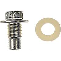 090-052CD AutoGrade Series Oil Drain Plug - Silver, Carbon Steel, Pilot point, Direct Fit, Sold Individually