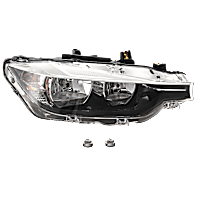 Passenger Side Headlight, with Bulb, Halogen, Clear Lens