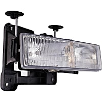 Passenger Side Halogen Headlight, With bulb(s), OE Replacement