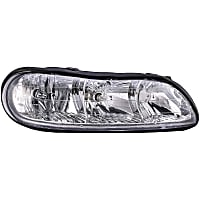 1590087 Passenger Side Halogen Headlight, With bulb(s), OE Replacement