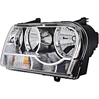 1591051 Driver Side Halogen Headlight, With bulb(s), OE Replacement