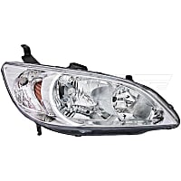 1591119 Passenger Side Halogen Headlight, With bulb(s), OE Replacement