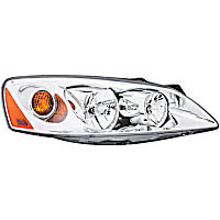 1591226 Passenger Side Halogen Headlight, With bulb(s), OE Replacement