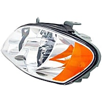 1610946 Driver Side Headlight, With bulb(s), Halogen