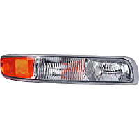1630065 Front, Passenger Side Turn Signal Light, Without bulb(s)