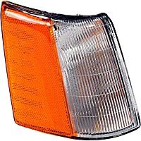 1630421 Front, Passenger Side Turn Signal Light, Without bulb(s)