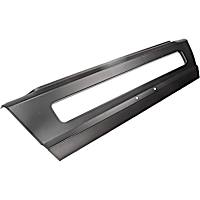 242-6105 Front, Center Bumper, Black