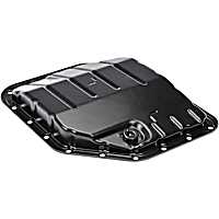 265-847 OE Solutions Series Transmission Pan - Black, Steel, Stock Depth, Direct Fit, Sold individually