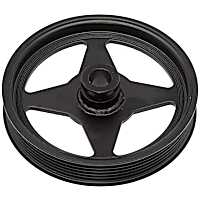 300-010 OE Solutions Series Power Steering Pump Pulley - Black, Metal, Direct Fit, Sold individually