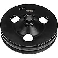 300-125 OE Solutions Series Power Steering Pump Pulley - Black, Metal, Direct Fit, Sold individually