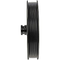 300-200 OE Solutions Series Power Steering Pump Pulley - Black, Metal, Serpentine, Direct Fit, Sold Individually
