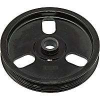 300-250 OE Solutions Series Power Steering Pump Pulley - Black, Plastic, Direct Fit, Sold individually