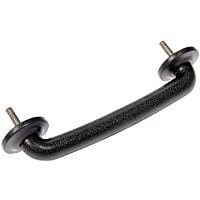 42110 Windshield Brackets - Black, Plastic, Direct Fit
