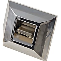 49245 Front, Passenger Side or Rear, Driver or Passenger Side Window Switch, Chrome