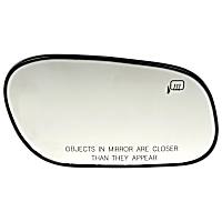 56131 Front, Passenger Side Help Series Mirror Glass, Heated, No Blind Spot Feature