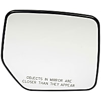 57098 Front, Passenger Side Help Series Mirror Glass, Non-Heated, No Blind Spot Feature No Turn Signal Light