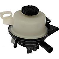 603-934 OE Solutions Series Power Steering Reservoir - Black and White, Direct Fit, Sold individually