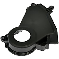 635-138 Timing Cover - Black, Plastic, Direct Fit, Sold individually