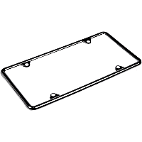 License Plate Frame - Chrome, Metal, Universal, Sold individually