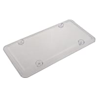 68146 License Plate Cover - Clear, Universal