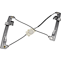 740-140 Front, Driver Side Power Window Regulator, Without Motor