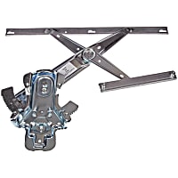 749-645 Front, Driver Side Power Window Regulator, Without Motor