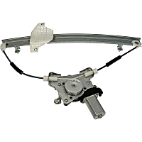 751-590 Front, Driver Side Power Window Regulator, With Motor