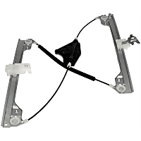 752-458 Front, Driver Side Power Window Regulator, Without Motor