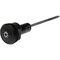 76871 Help Series Headlight Switch Knob - Black, Direct Fit