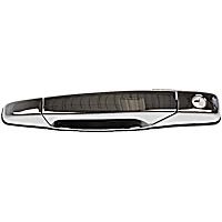 80546 Front, Driver Side Chrome Exterior Door Handle, With Key Hole, Help Series