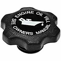 80984 Help Series Oil Filler Cap - Black, Nylon, Direct Fit, Sold individually
