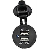 84622 OE Replacement Series USB Auxiliary Port - Black