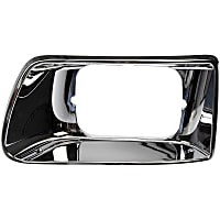 889-5406 Headlight Bezel - Chrome, Direct Fit, Sold individually