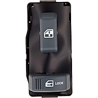 901-047 Front, Passenger Side OE Solutions Series Window Switch Gray