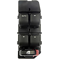901-079 Front, Driver Side OE Solutions Series Window Switch Black