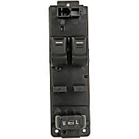 901-102 Front, Driver Side OE Solutions Series Window Switch Black