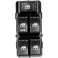 901-132 Front, Driver Side OE Solutions Series Window Switch Black
