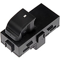 901-149 Front, Passenger Side or Rear, Driver or Passenger Side Window Switch, Black