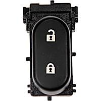 901-151 Front, Driver or Passenger Side Door Lock Switch Black