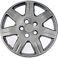910-110 Hub Cap - Gray, Plastic, Direct Fit, Sold individually