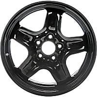 939-103 Steel Black Wheel, 17 in. X 7.5 in., 5 x 4.5 in. Bolt Pattern